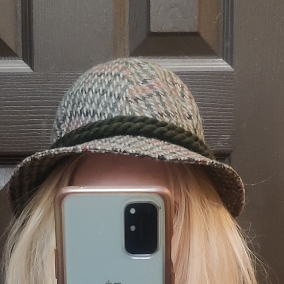 💛 Limited Time Sale💛Vintage Style Wool Bucket Hat with Rope Detail - Picture 5 of 5